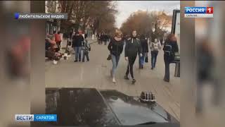 Панин проехался на внедорожнике по проспекту Кирова Панин проехался на внедорожнике по проспекту Кирова