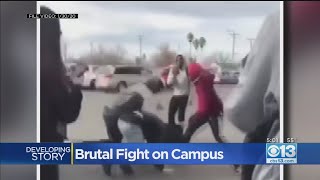 Brutal Fight On Grant High Campus