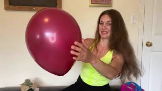 Asmr Balloons Blowing Tapping & Scratching &Popping No Talking