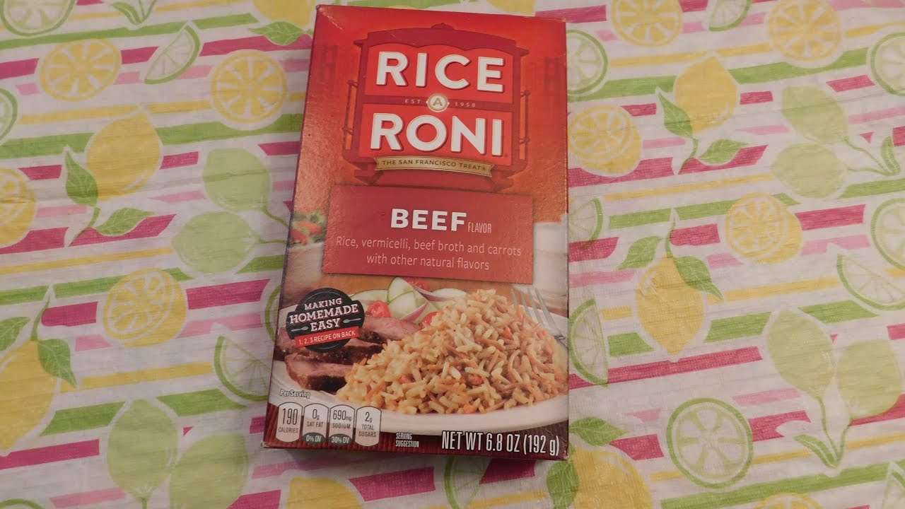 Rice A Roni Beef Flavor Rice