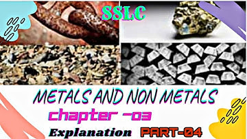 SSLC SCIENCE CHAPTER -03|METALS AND NON-METALS PART - 4_Kannada|#SSLC_SCIENCE_PASSING_PACKAGE|