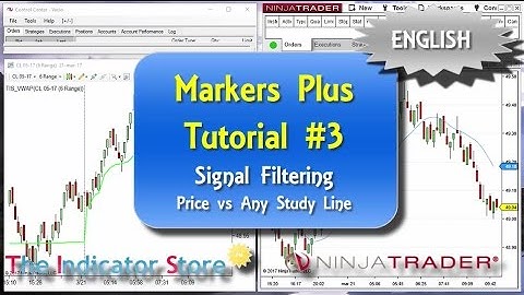 Markers Plus Tutorial #3 - Signal Filtering Price vs Study Line