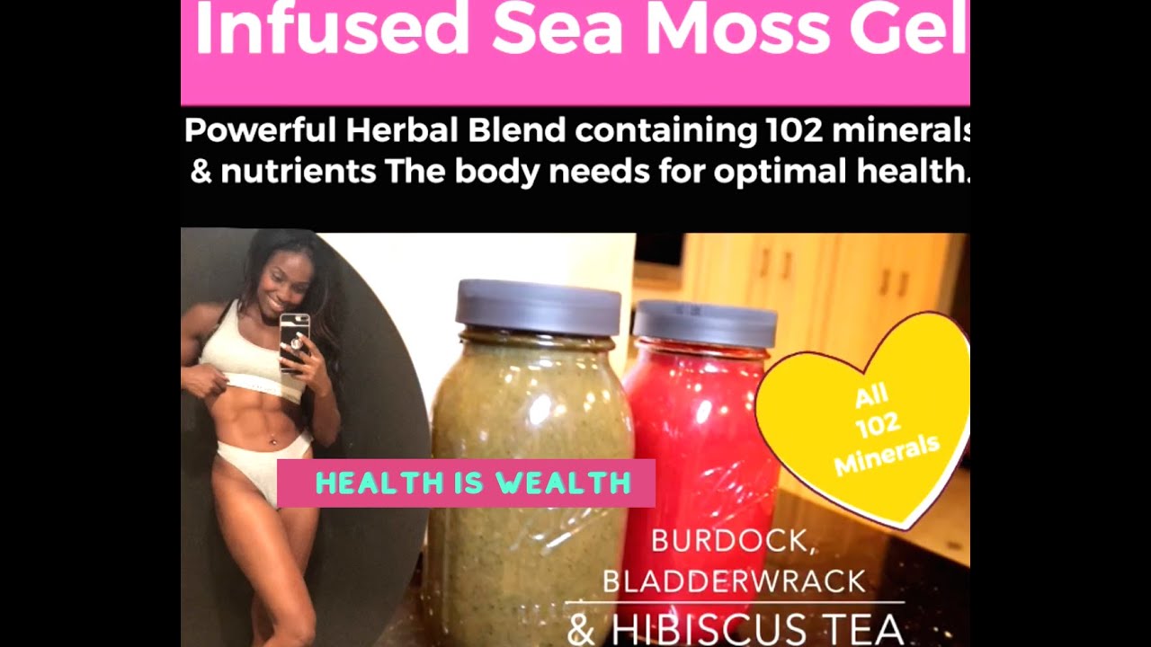 How to make infused Raw Sea Moss Gel YouTube
