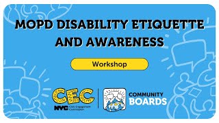 MOPD Accessibility Etiquette Profile