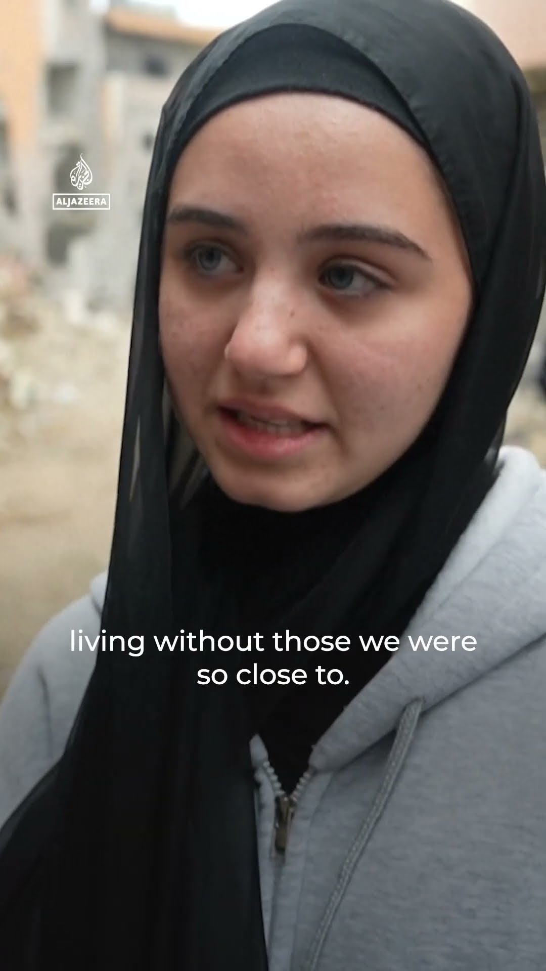 Emotional returns to destroyed homes in Lebanon | AJ#shorts