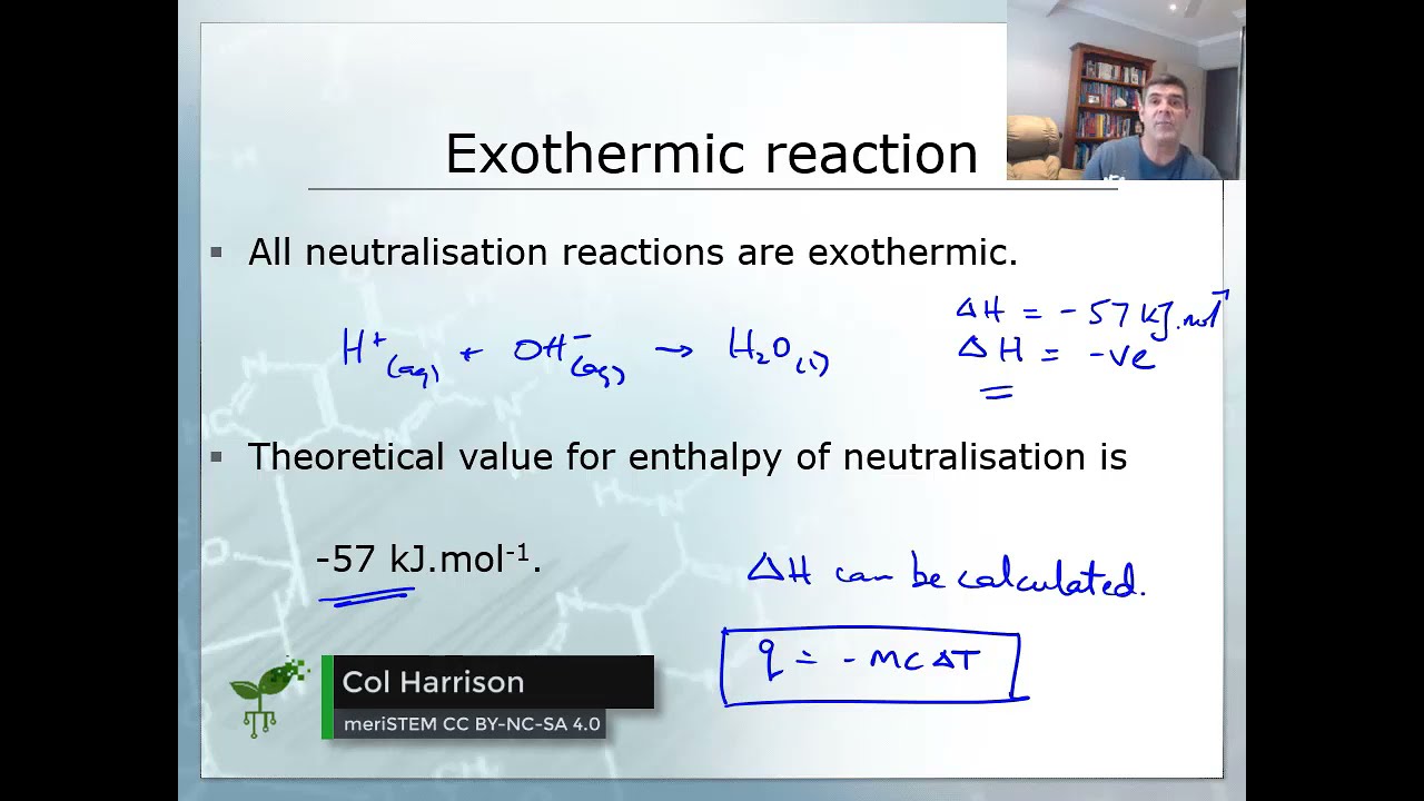 Enthalpy of neutralisation 2 | Acids and bases | meriSTEM