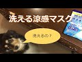 洗える涼感マスク