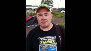 Ryanair Dont Care Protest - John Foley Interview - Liverpool Solidarity Federation