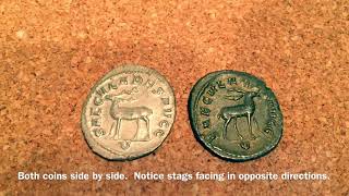 Ancient Roman coins Philip I Saeculares Game Coins