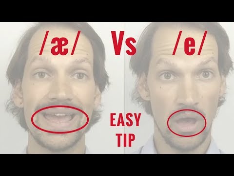 DO THIS to learn /æ/ Vs /e/