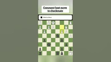 chess daily puzzle♟️|| 1 move to checkmate || black move||#chess #chessgame #chessdailypuzzledaily