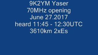 9K2YM 70MHz