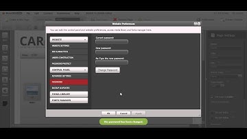 HTML CMS templates - Change Your Password
