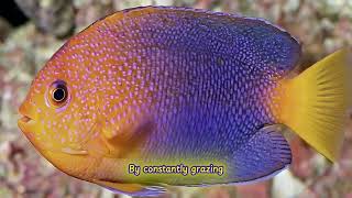 The Japanese angelfish or Japanese pygmy angelfish(Centropyge interrupta)