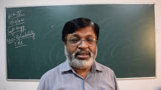 Software Reliability Lect-1 (Software Engineering) by Dr. I. B. Lal