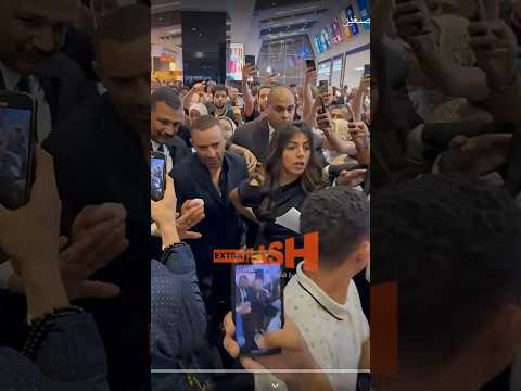 شوف رد فعل الفنان احمد السقا لما شاف طليقته مها الصغير مها الصغير