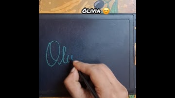 Olivia name design sign #namedesign #signature #style #o #reels #shorts #Olivia