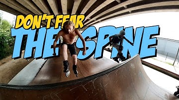 How to SKATE A SPINE (Rollerblading Tutorial)