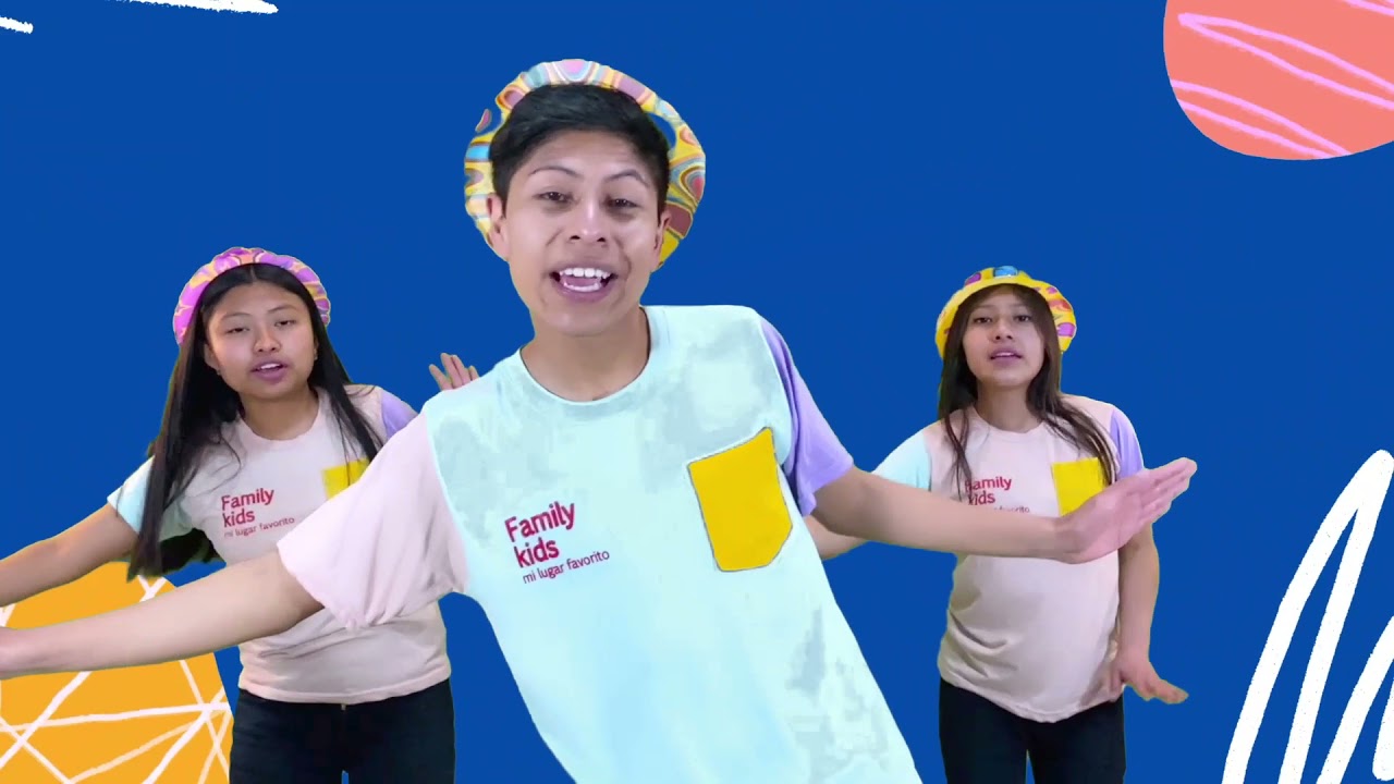 Family Kids Dios es amor - un corazón