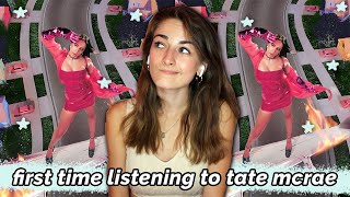 alright, let's listen to TATE MCRAE ~ i used to think i could fly Album Reaction