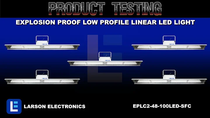 Explosion Proof Low Profile Linear LED light - Surface Mounted - Class 2 Div 1-120-277VAC 50/60hz