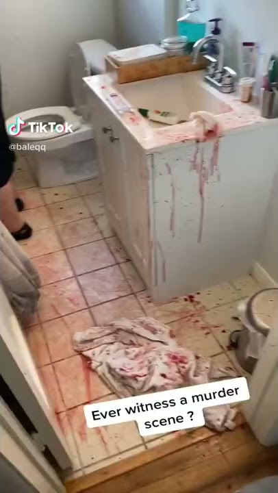 Tiktok murder scene video