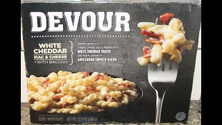 Devour: White Cheddar Mac & Cheese with Bacon Review