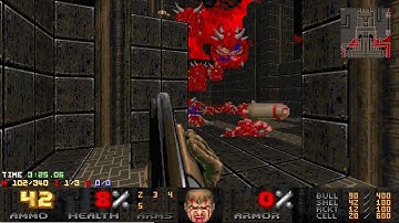 Doom 2 Abandon Map01 UV Max in 8:26