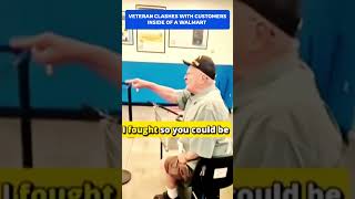 Veteran goes nuclear on customers in a Walmart #walmart #veteran #shorts