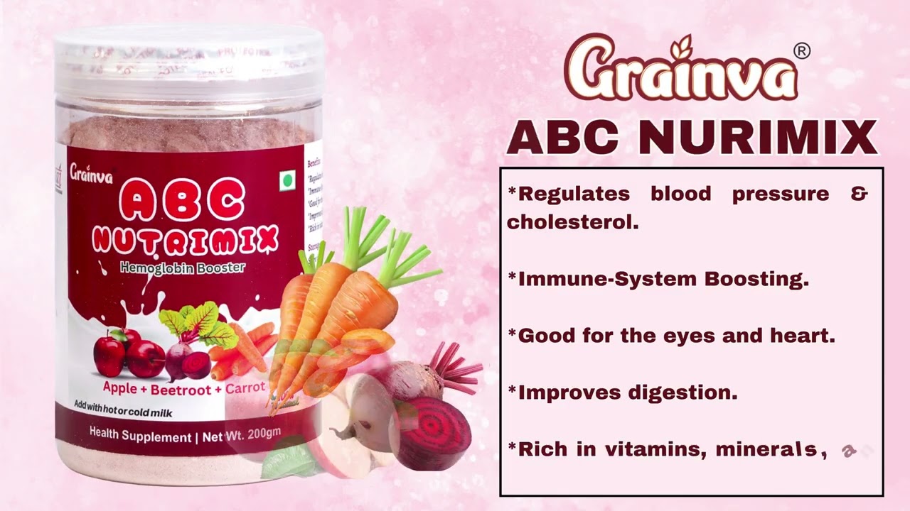 Grainva ABC Nutri Mix Malt Milk Drink Powder For Kid's & Adults