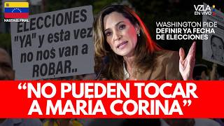 No Pueden Tocar A María Corina Washington Exige Elecciones Ya En Venezuela Y Advierte A Delcy