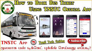 How to book bus ticket using tnstc official app | TNSTC Bus Ticket Booking | SETC Bus Ticket Booking