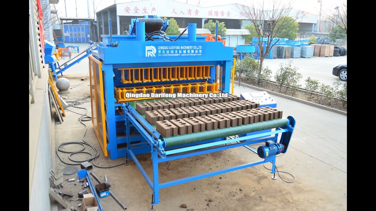 DF10 10 Automatic interlocking brick machine with 300tons pressure ...