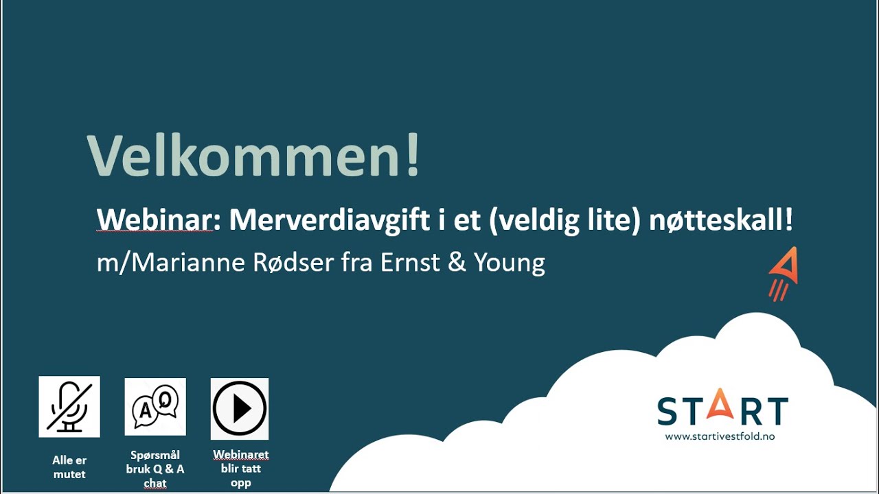WEBINAR: Merverdiavgift, Skatt- og selskapsrett med Ernst & Young