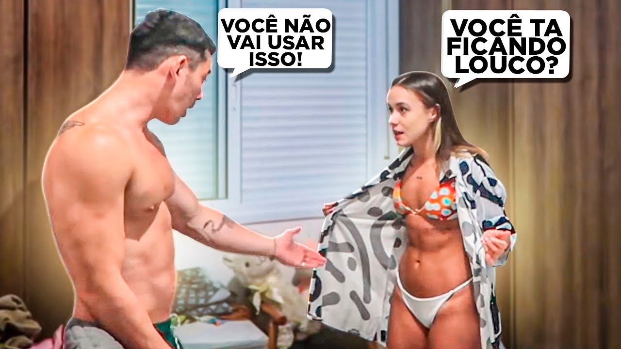 PROÍBI MINHA NAMORADA DE USAR BIQUINI EM PUBLICO KKKK