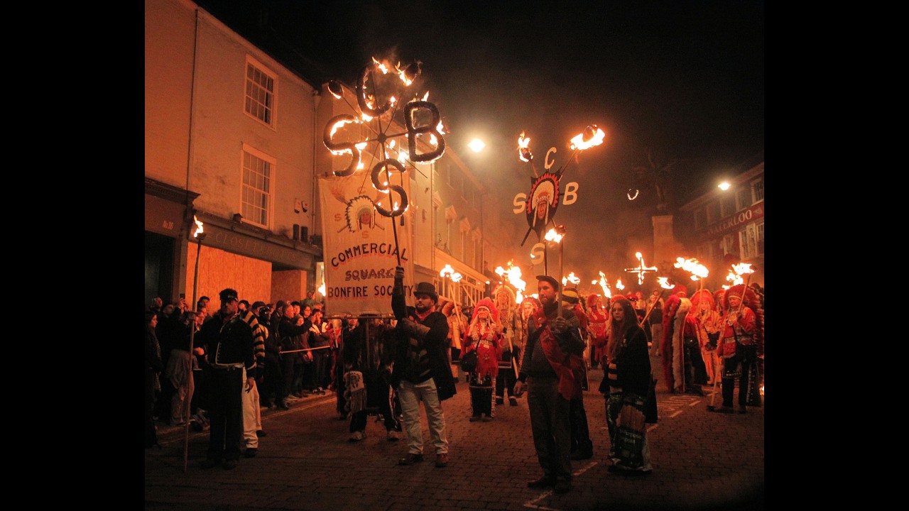Bonfire Night Lewes 2025: Procession Highlights (05 Nov 2025)