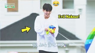 BTS Maknaes vs Hyungs tease each other (Funny Moments)