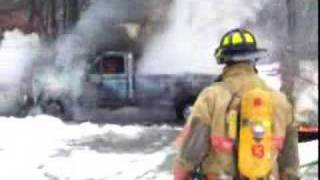 Walden FD fights truck fire