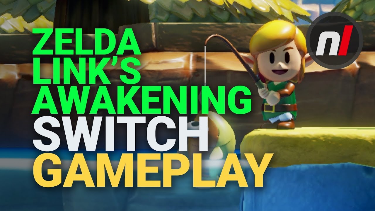 NEW Legend of Zelda Link's Awakening Remake Gameplay! 