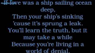 World of Denial - Joan Jett - Lyrics chords