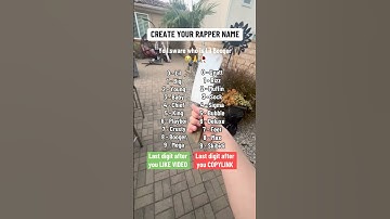 CREATE YOUR RAPPER NAME 😭🙏🥀 #relatable #funny #subscribe