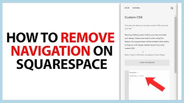 How to Remove Navigation on Squarespace in 2025