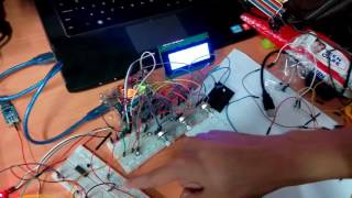 Using potentiometer keyboard to enter wifi password for Blynk application screenshot 2