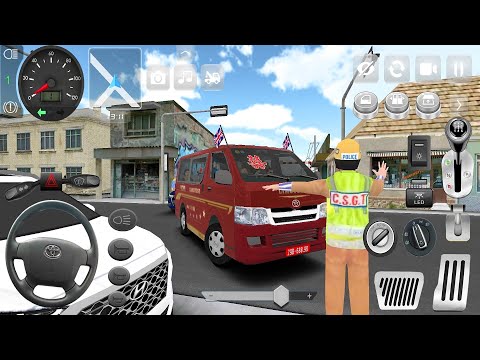 Traffic Police Caught Red light Crossing Microbus ! Minibus Simulator Vietnam #2 | Android Gameplay