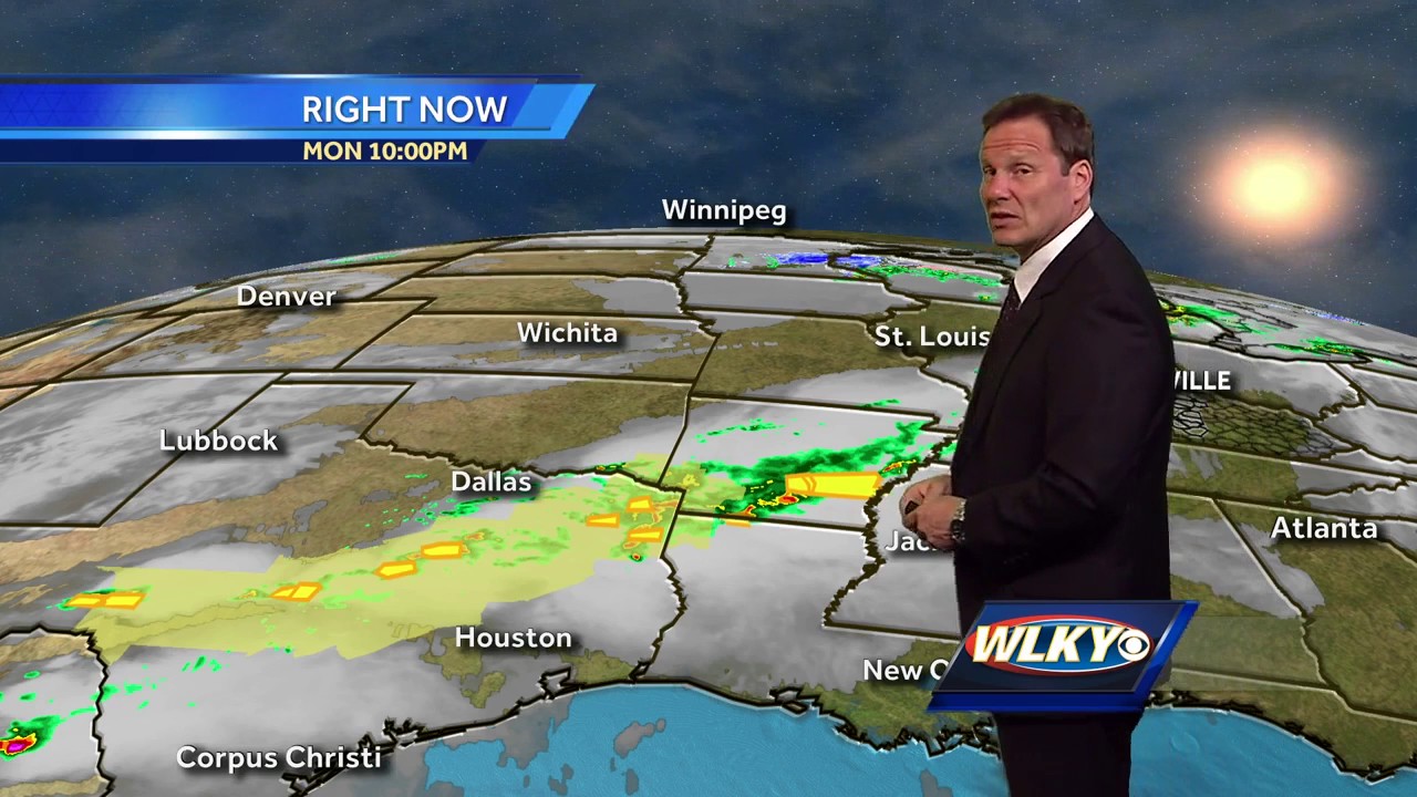 Scattered Showers overnight - YouTube