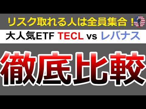 TECLとレバナスを徹底比較してみた！【1年パフォーマンスの結果がやばい】