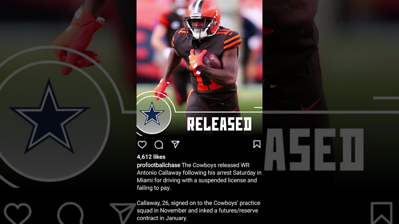 WR - Antonio Callaway Arrested