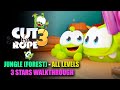 Cut the Rope 3 - Jungle Forest - ALL Levels A1-A8 B1-B8 C1-C8 D1-D8: Full Game Walkthrough (3 Stars)