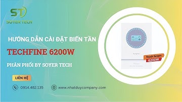 HƯỚNG DẪN CÀI ĐẶT BIẾN TẦN HYBRID TECHFINE 6.2 KW 48V | Kết nối – Thiết lập – Cấu hình chuẩn