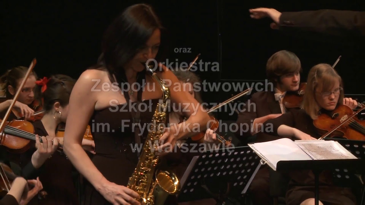 Jerzy Derfel - Mała Sonata e-moll na saksofon altowy i kwintet smyczkowy część II Largo orchestration